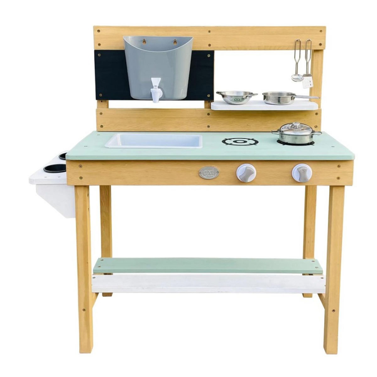 Axi House Cuisine boue Puck vert-blanc-marron