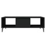 Voir la diapositive 5 : VIDAXL Table basse noir 103,5x60x35 cm bois d'ingenierie
