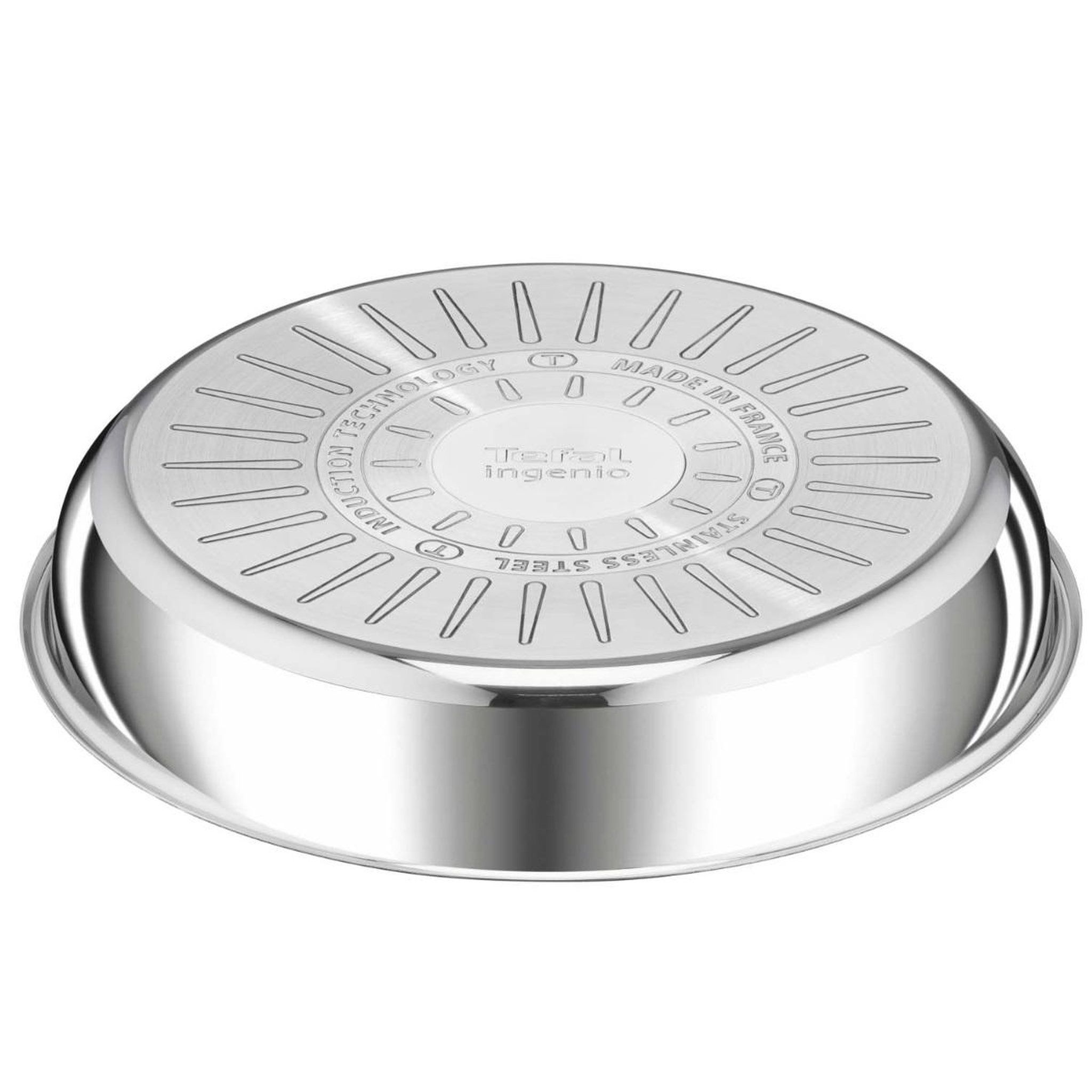 Voir la diapositive 4 : TEFAL Poêle à frire inox 26cm - l9730502