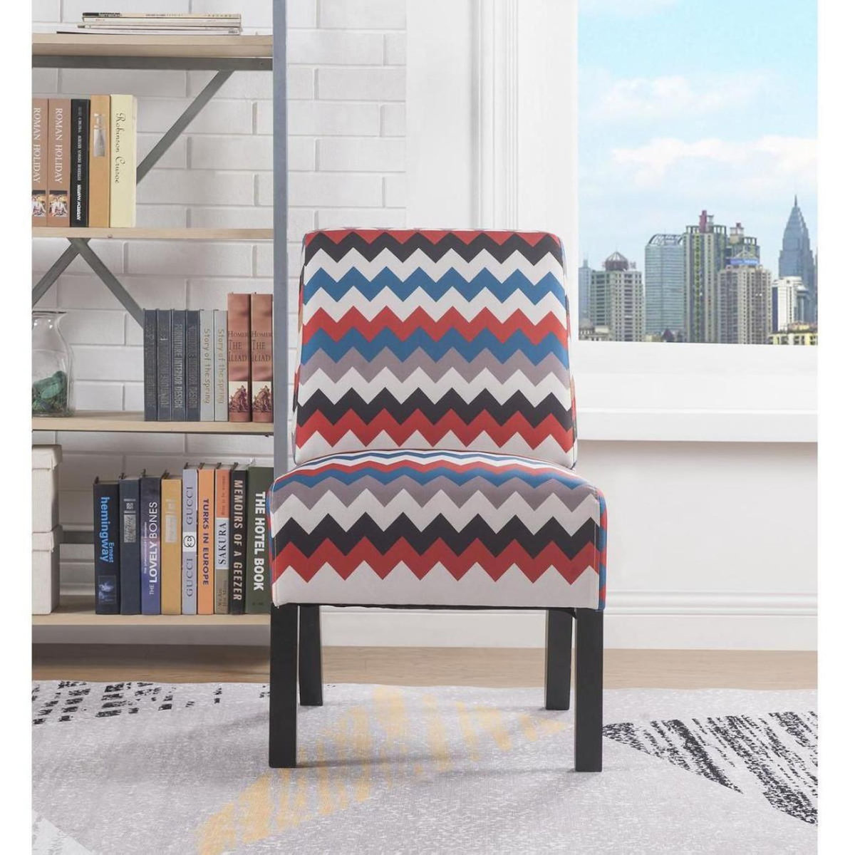 Paris Prix Fauteuil Imprimé Design  Belt III  83cm Multicolore