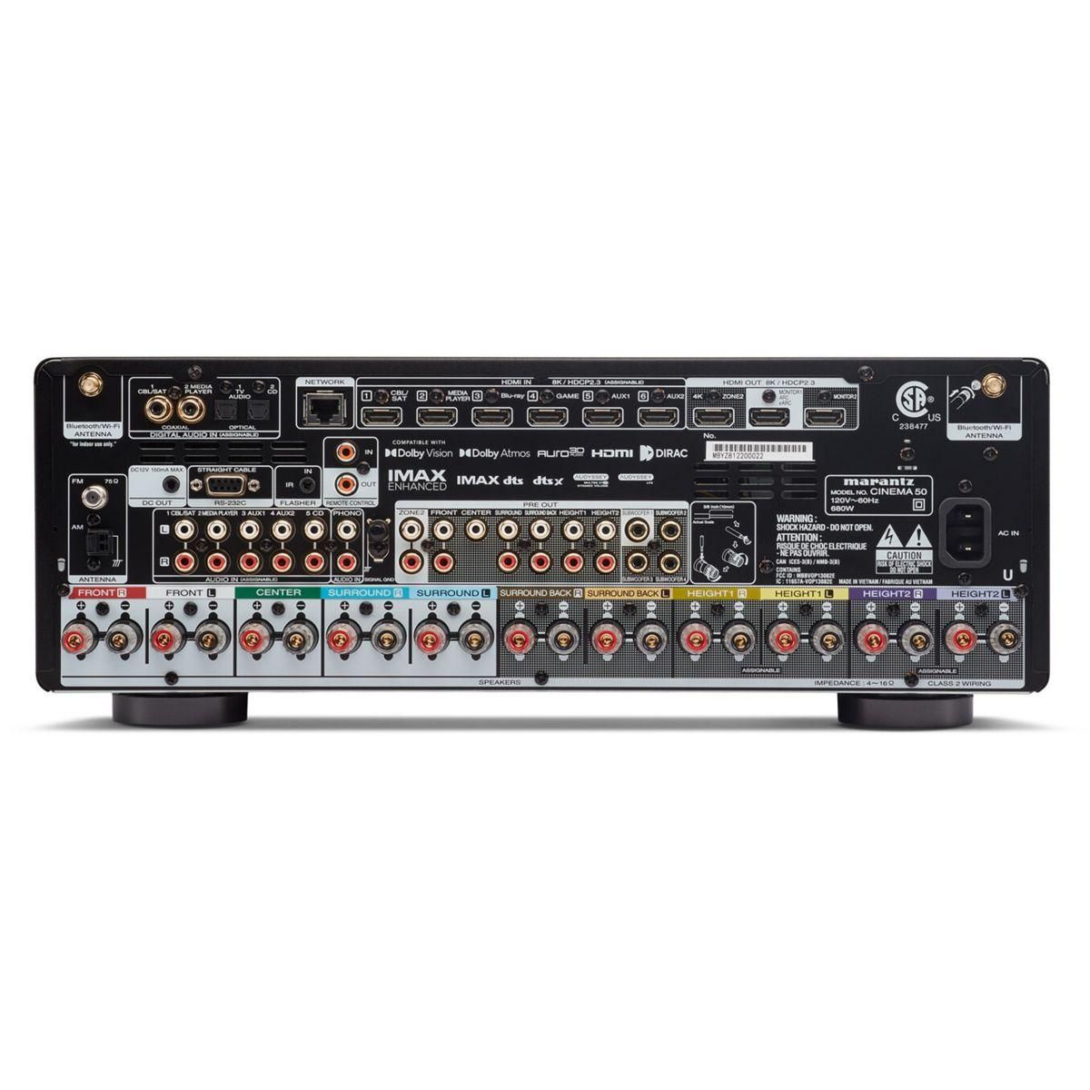 Marantz Ampli Home Cinema Cinema 50 Black