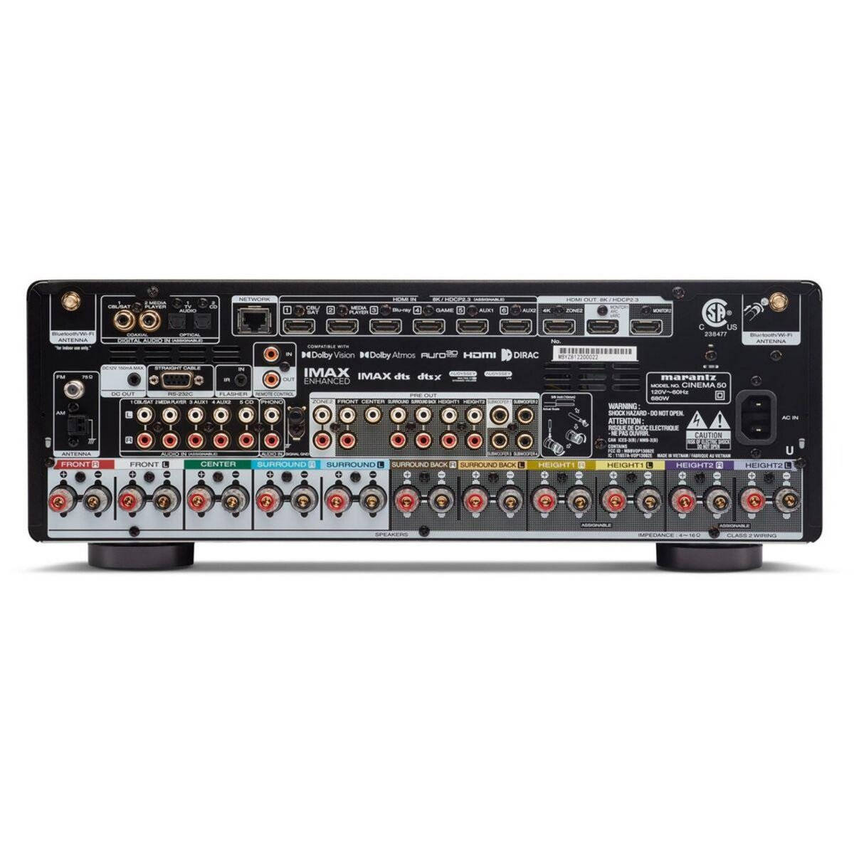 Marantz Ampli Home Cinema Cinema 50 Black