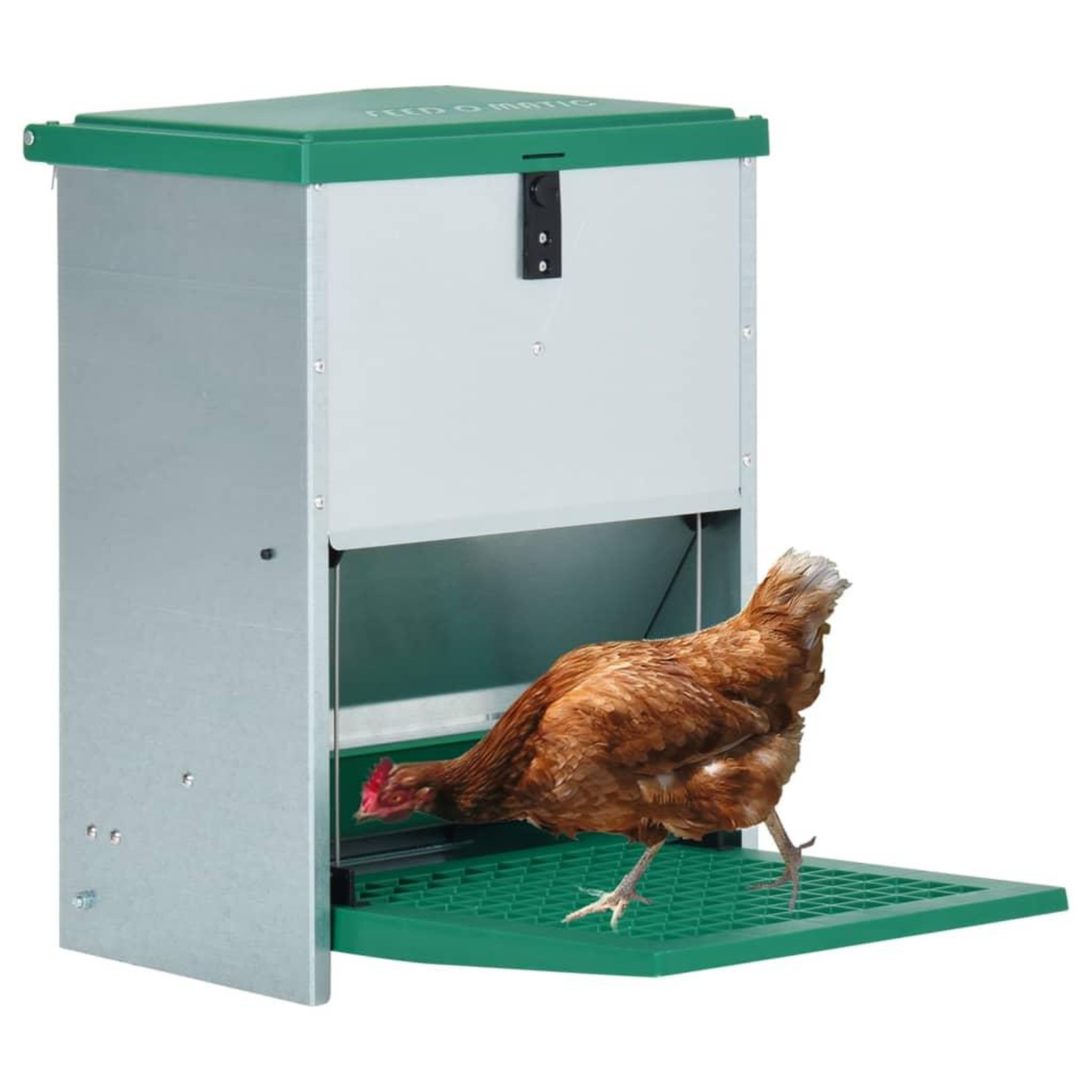Voir la diapositive 2 : VIDAXL Mangeoire automatique pour volaille avec pedale 12 kg
