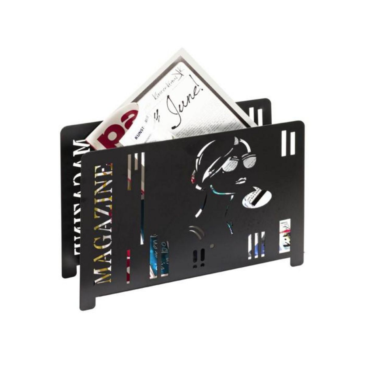 Paris Prix Porte-Revues Design  Magazine  37cm Noir