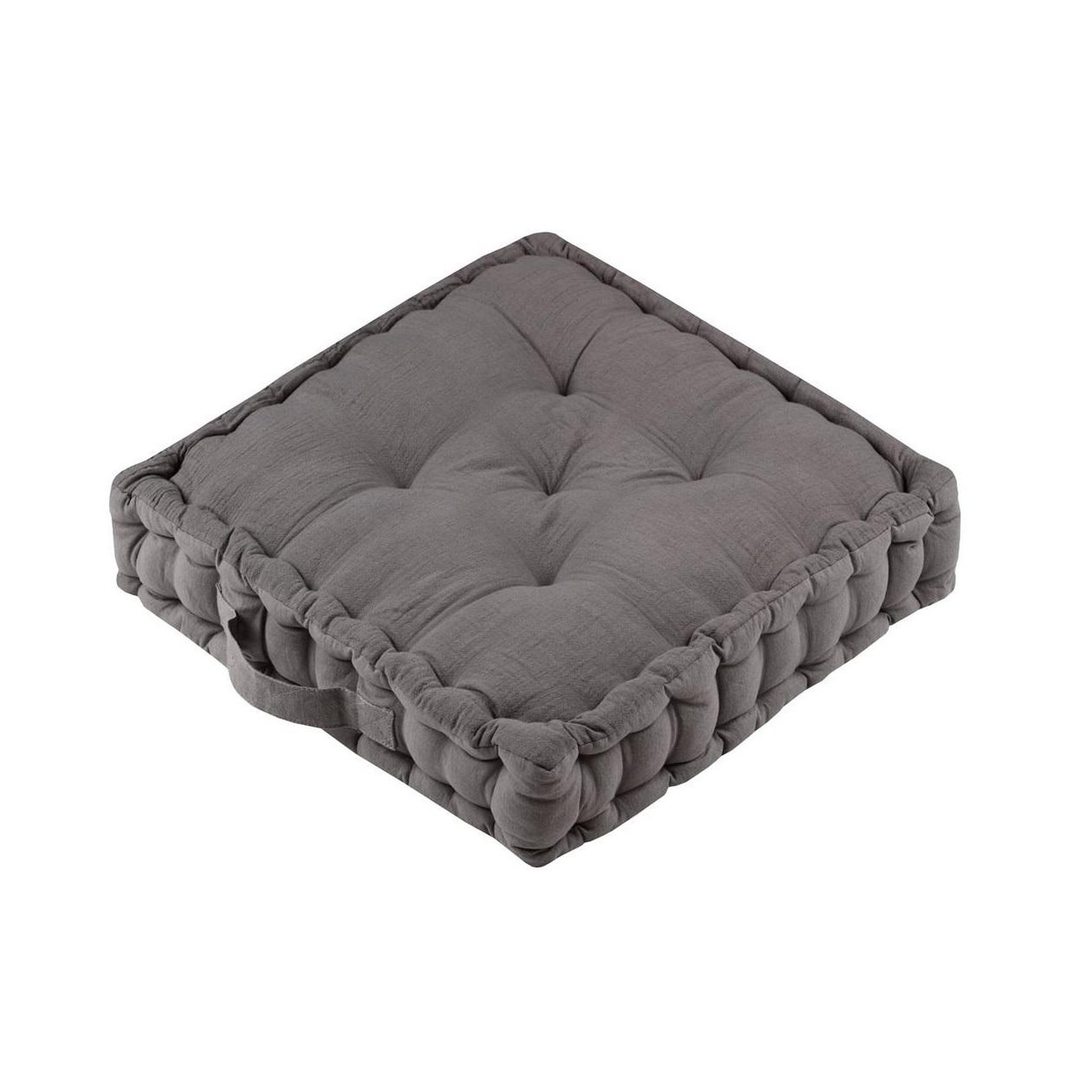 Eden Coussin de sol gaze de coton pop colors. Coloris disponibles : Beige