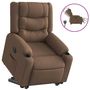 Voir la diapositive 4 : VIDAXL Fauteuil inclinable electrique marron tissu