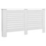 Voir la diapositive 3 : VIDAXL Cache-radiateurs 2 pcs Blanc 152x19x81,5 cm MDF