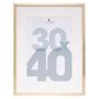 Voir la diapositive 1 : ATMOSPHERA Cadre Photo en Verre  Manu  30x40cm Or