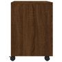 Voir la diapositive 5 : VIDAXL Classeur mobile avec roues Chene marron 45x38x54 cm Bois