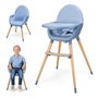 Voir la diapositive 5 : KINDERKRAFT Chaise haute 2en1 fini 2 pratique et confortable