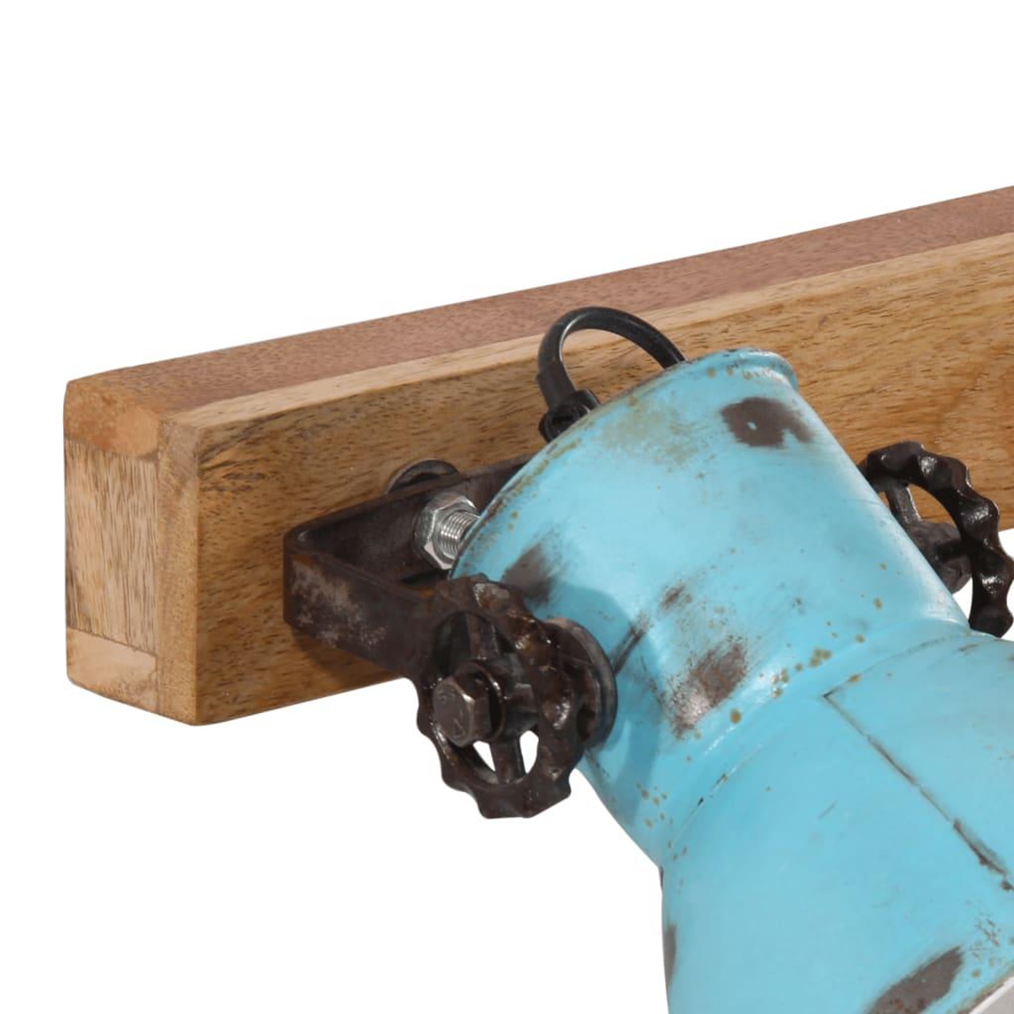 Voir la diapositive 5 : VIDAXL Lampe murale 25 W bleu delave 45x25 cm E27