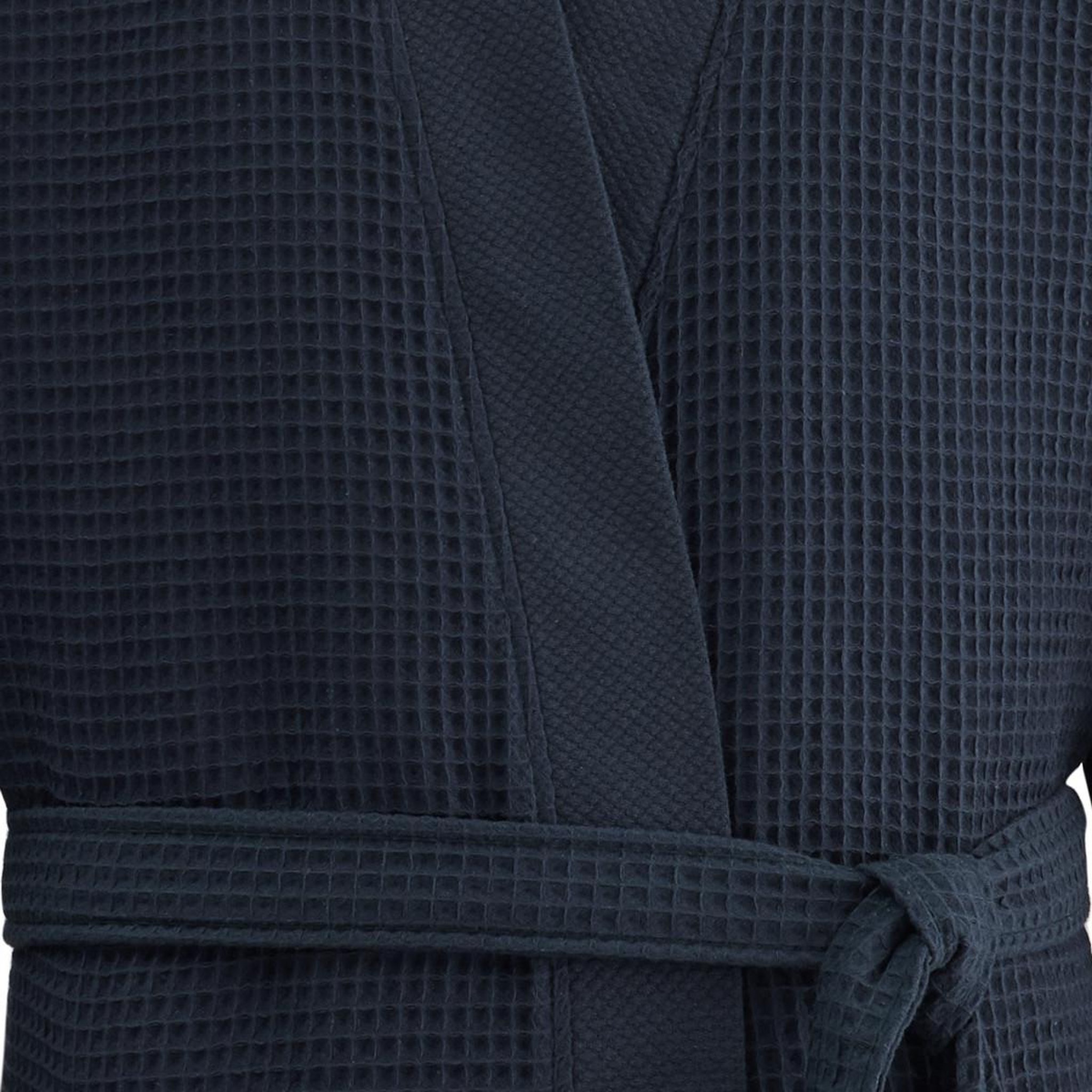 Voir la diapositive 5 : Sensei Maison Peignoir court femme nid d'Abeille col piqué SPA