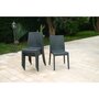Voir la diapositive 6 : Salon de jardin - 6 places - Gris anthracite - URANO
