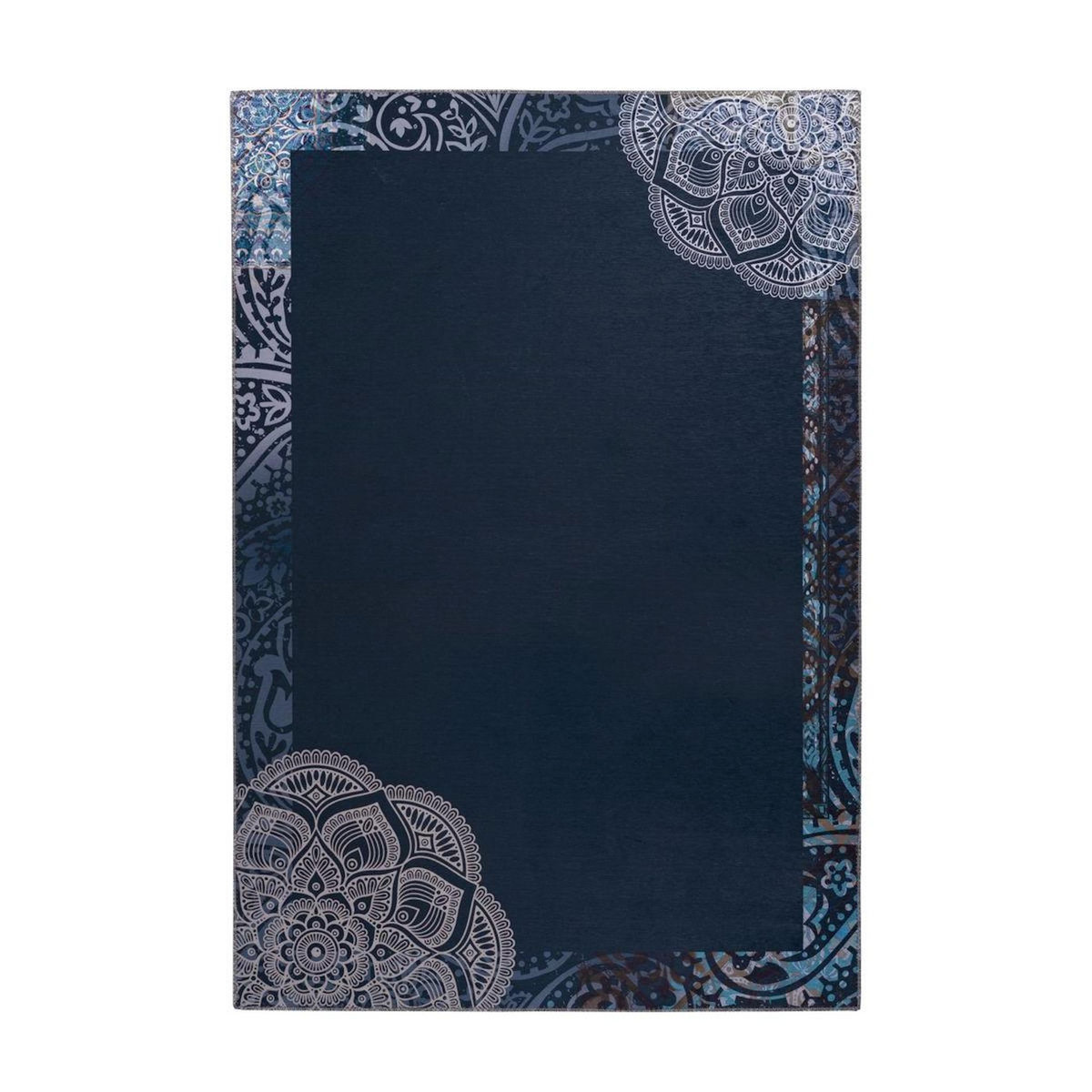 Paris Prix Tapis à Motifs Vintage  Medley  Bleu