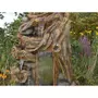 Ubbink Fontaine de jardin Sartene vieux troncs d'arbre avec cascade et éclairage LED - Ubbink