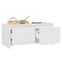 Voir la diapositive 4 : VIDAXL Table basse blanc 90x50x41,5 cm bois d'ingenierie