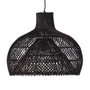 Voir la diapositive 1 : Paris Prix Lampe Suspension en Rotin  Laroche  45cm Noir