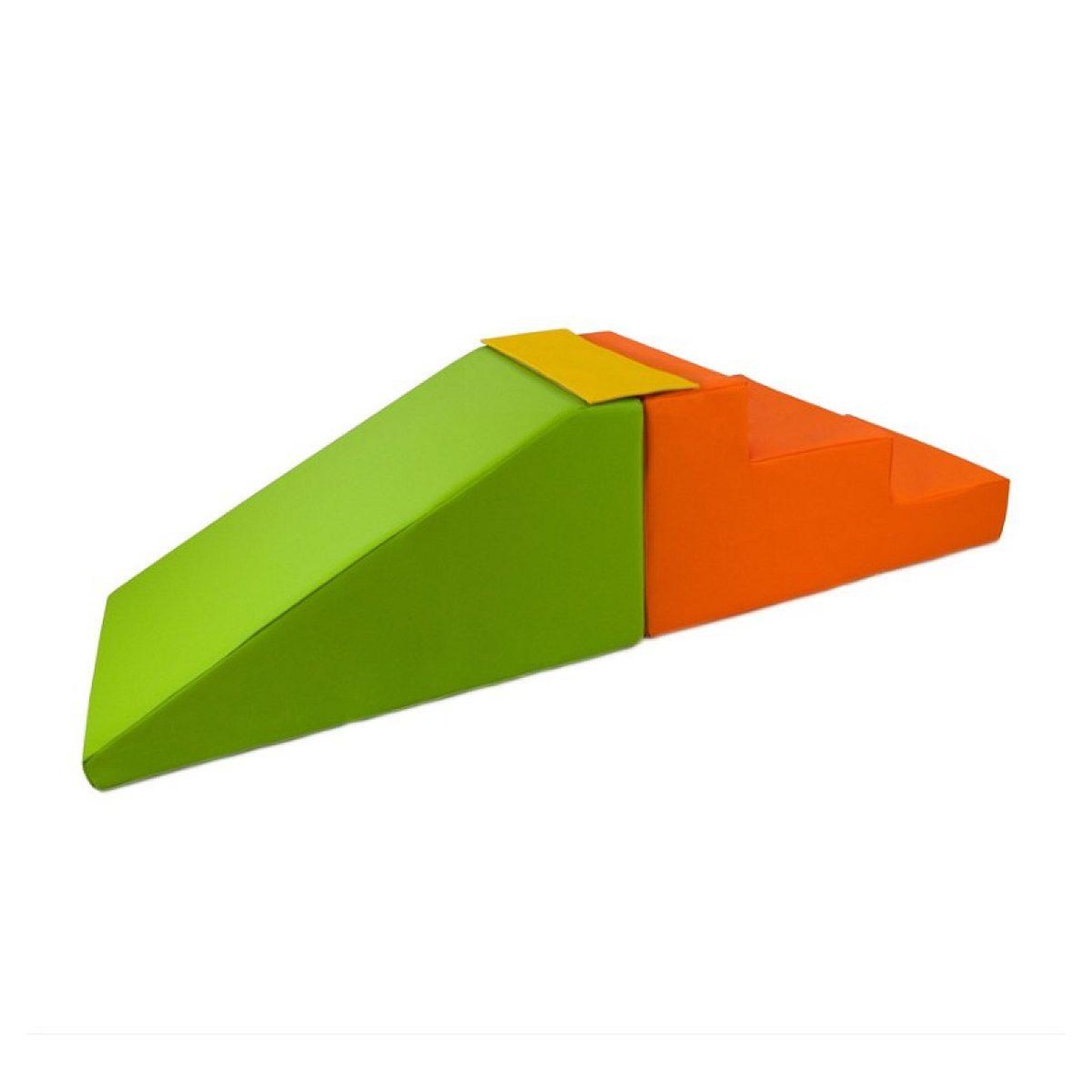 VELINDA Lot de 2 grands blocs en mousse jaune vert orange