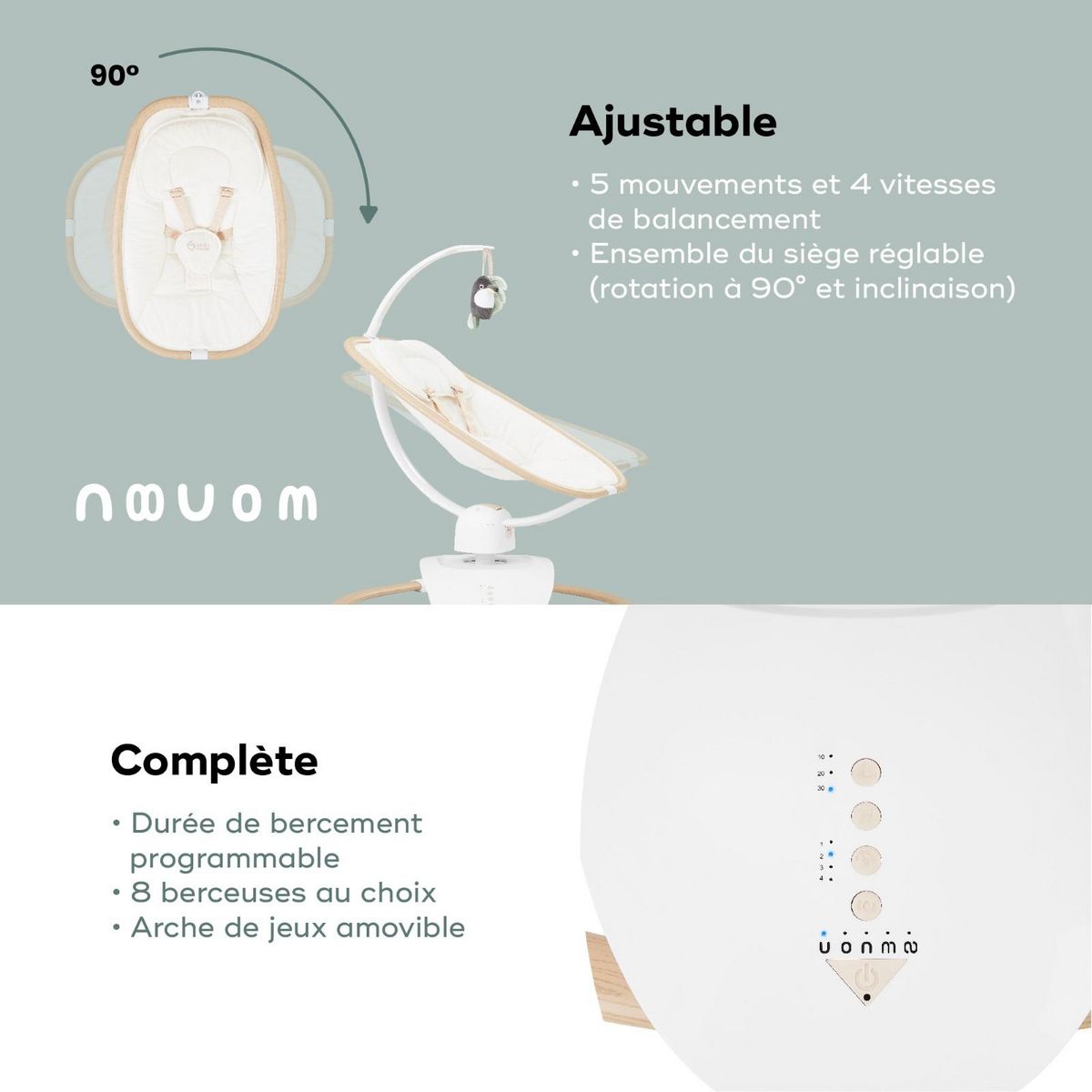 BABYMOOV Balancelle Swoon Hoop Sand Babymoov