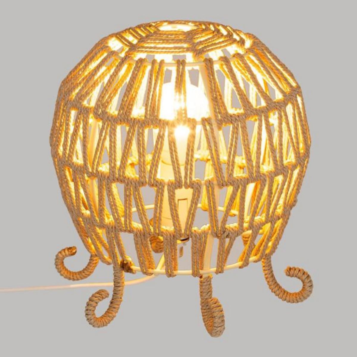 Atmosphera Kids Lampe à Poser Enfant Poulpe  Seav  20cm Beige