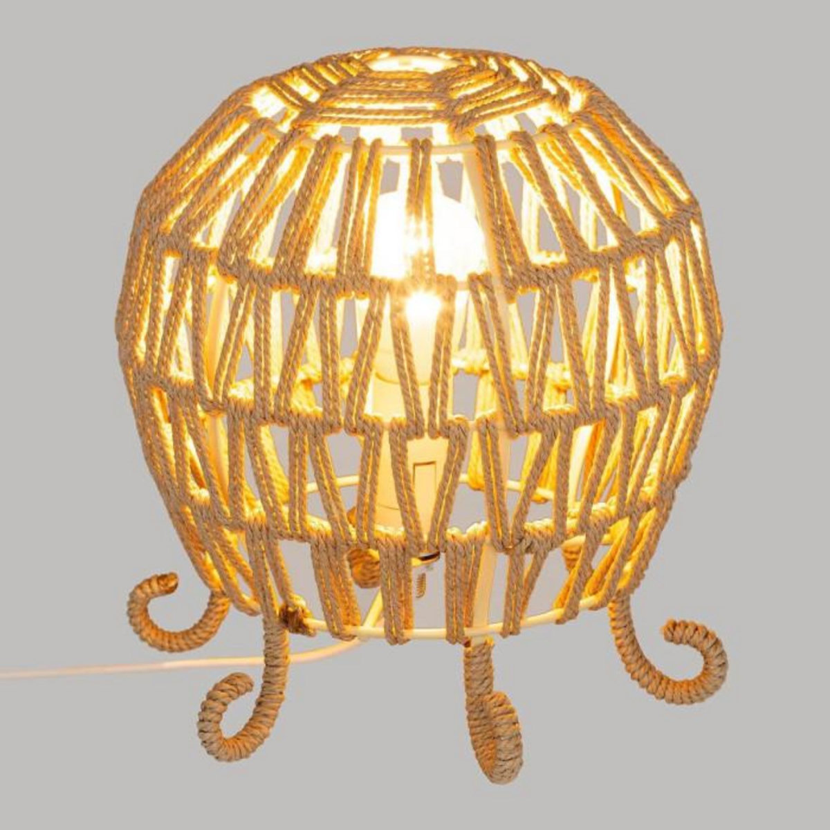 Atmosphera Kids Lampe à Poser Enfant Poulpe  Seav  20cm Beige