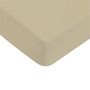 Voir la diapositive 1 : FUTURE HOME Drap housse uni en coton 57 fils
