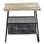 Voir la diapositive 2 : Paris Prix Table d'Appoint Design  Porte Revues  51cm Noir