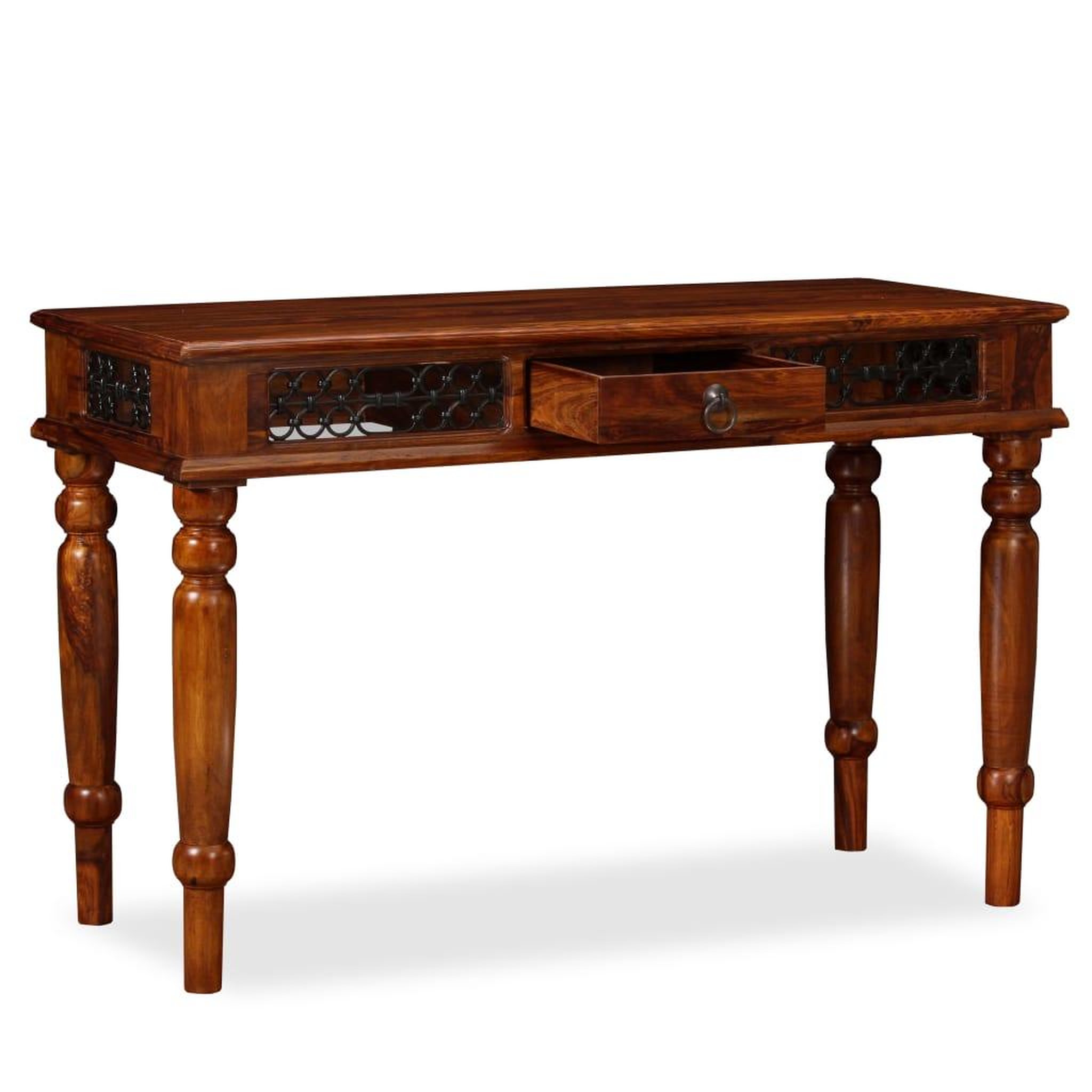 Voir la diapositive 4 : VIDAXL Table d'ecriture Bois massif de Sesham 120 x 50 x 76 cm