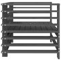 Voir la diapositive 5 : VIDAXL Chaises de jardin lot de 2 gris bois massif de pin