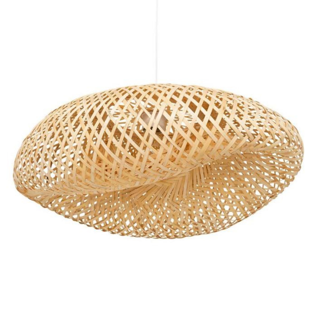 ATMOSPHERA Lampe Suspension en Bambou  Beddy  36cm Naturel