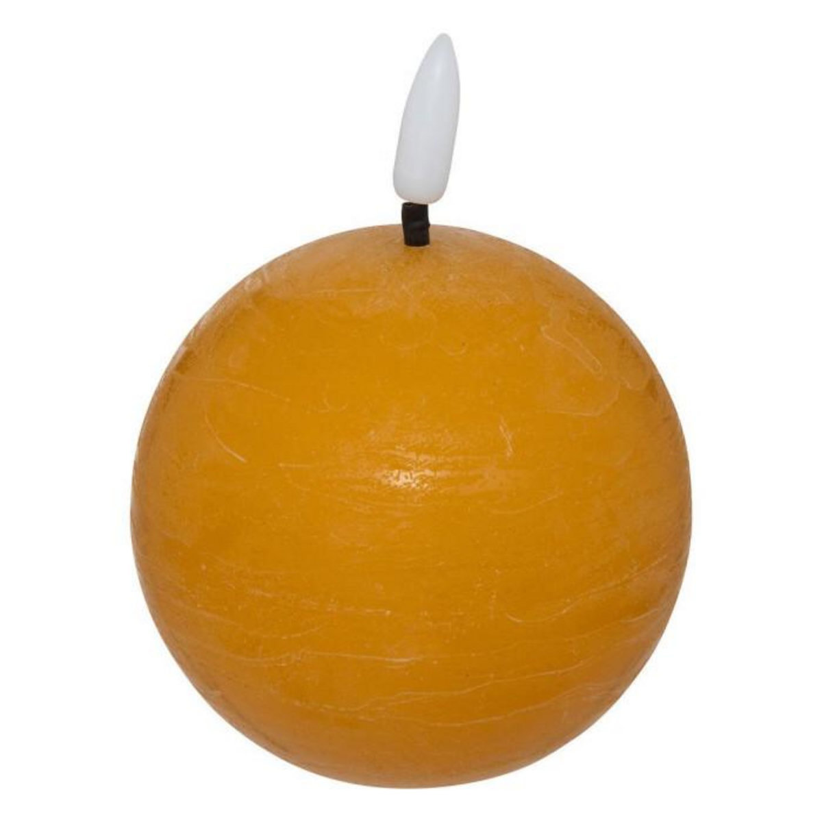 ATMOSPHERA Bougie Boule à LED  Molia  12cm Jaune