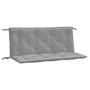 Voir la diapositive 2 : VIDAXL Coussins de banc jardin lot de 2 gris 120x50x7 cm tissu Oxford