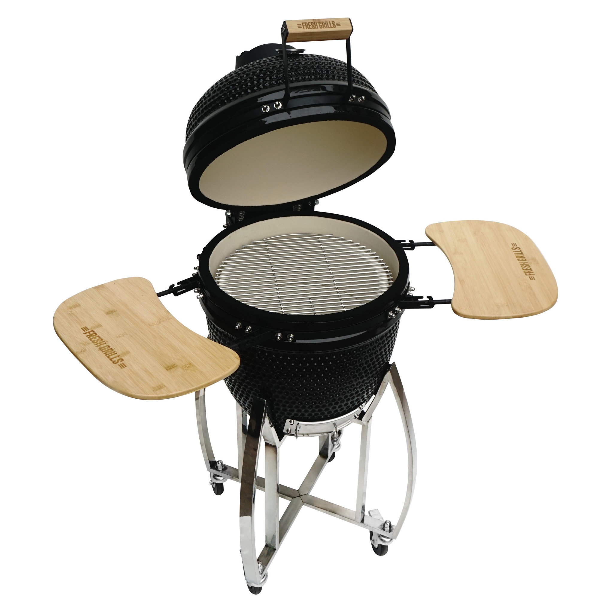 Voir la diapositive 3 : MONSTERSHOP Barbecue Japonais Kamado - 13", 16", 18"