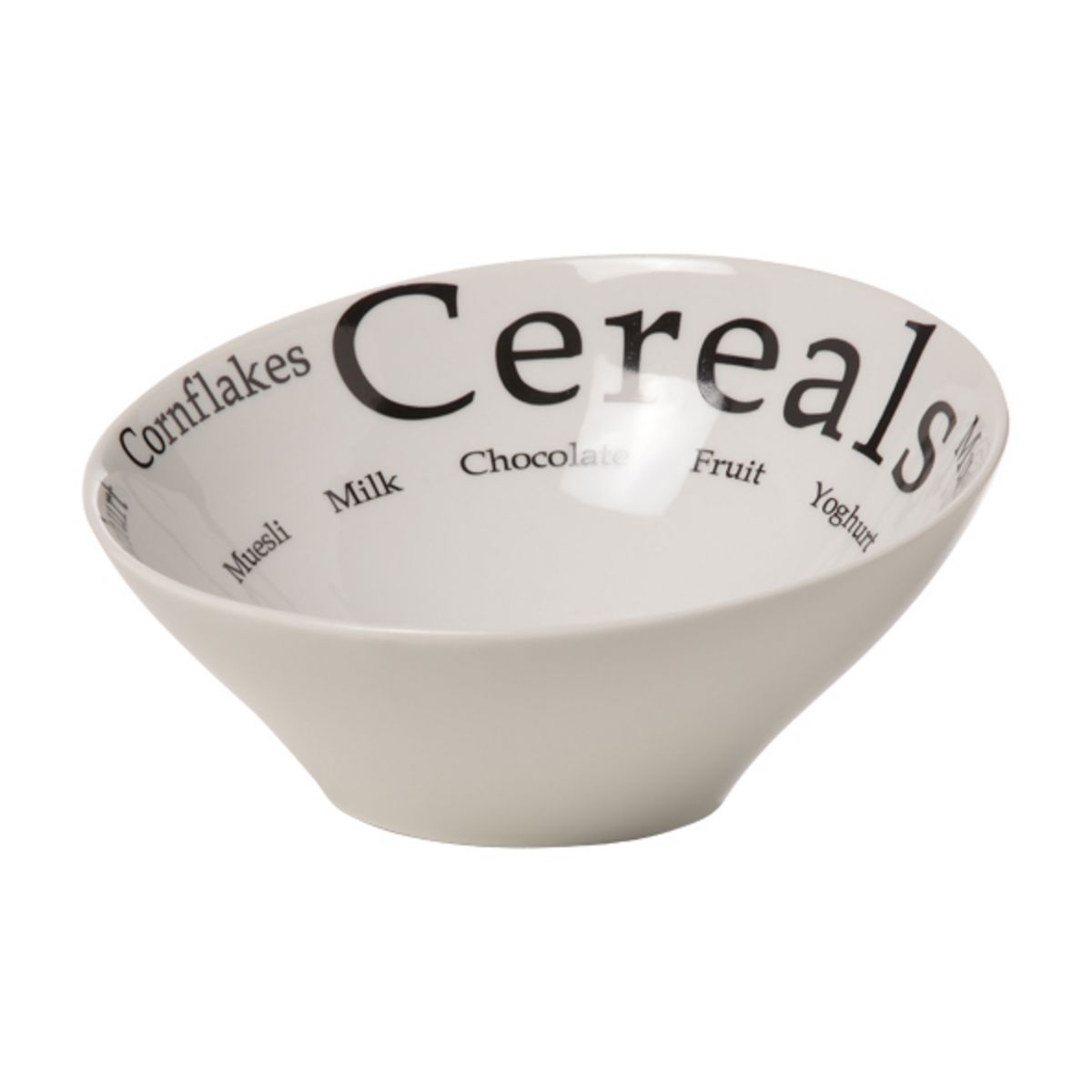 Bol céréales porcelaine