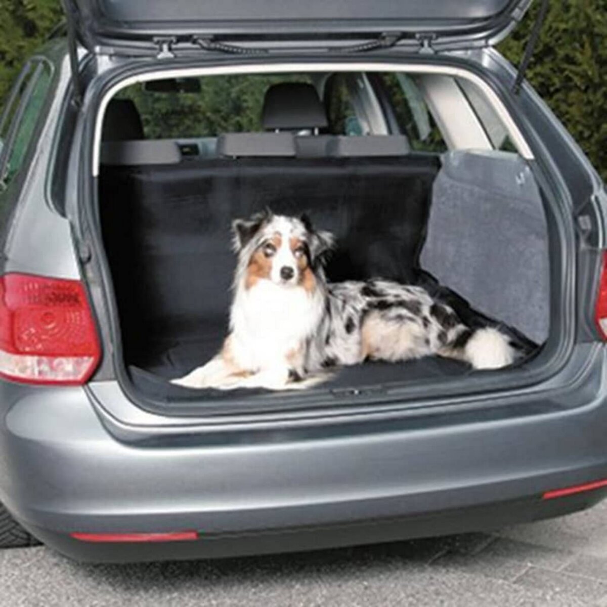 Couverture de coffre auto pour chiens 120x150 cm Noir Trixie