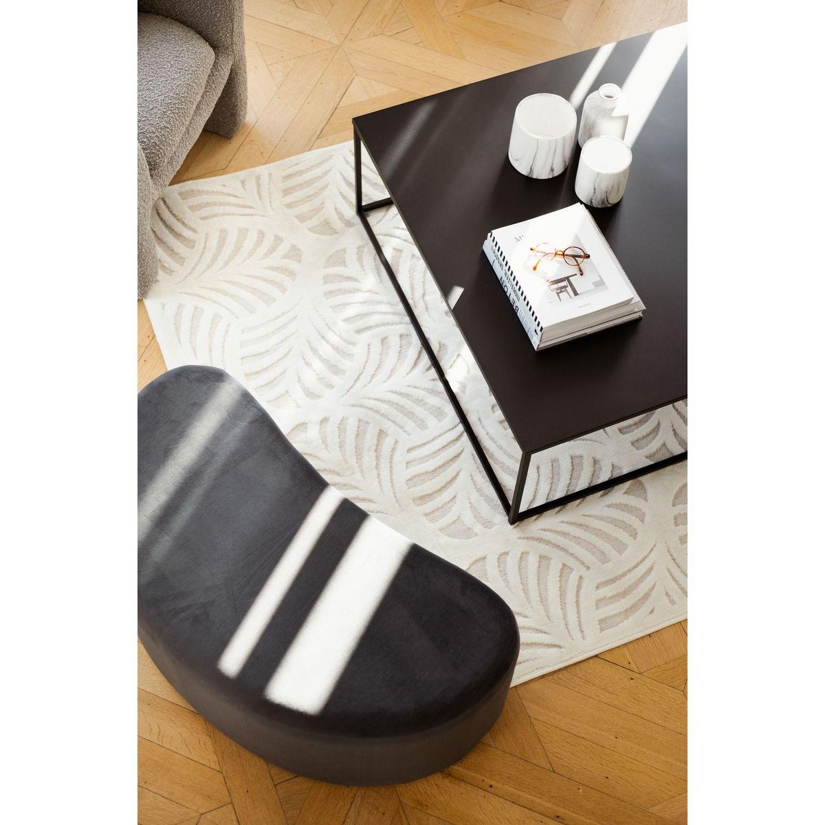 ATMOSPHERA Table basse en métal GOTA - Noir