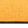 VIDAXL Paillasson lavable Orange 90x120 cm
