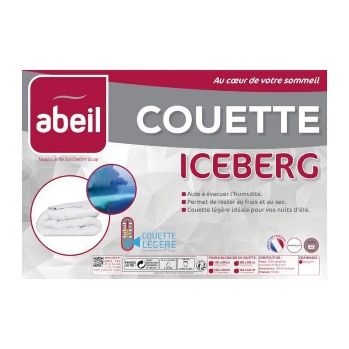 ABEIL ABEIL Couette legere ICEBERG 140x200cm