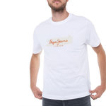 Pepe Jeans T shirt  Homme Pepe jeans Picthon. Coloris disponibles : Blanc