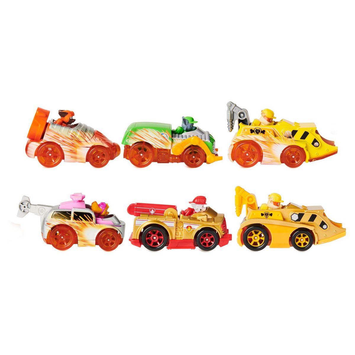 SPIN MASTER Paw Patrol pack de 6 véhicules True metal