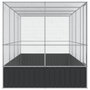 Voir la diapositive 4 : VIDAXL Voliere avec extension argente 418x207x212 cm acier