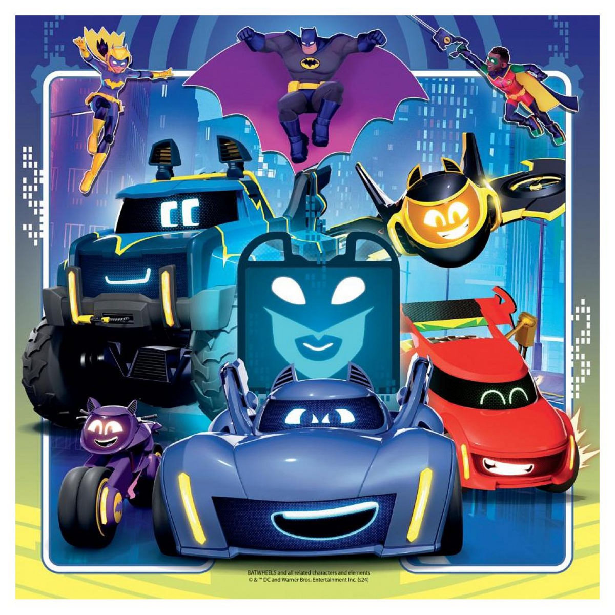 RAVENSBURGER Puzzle batwheels 3x49p premium