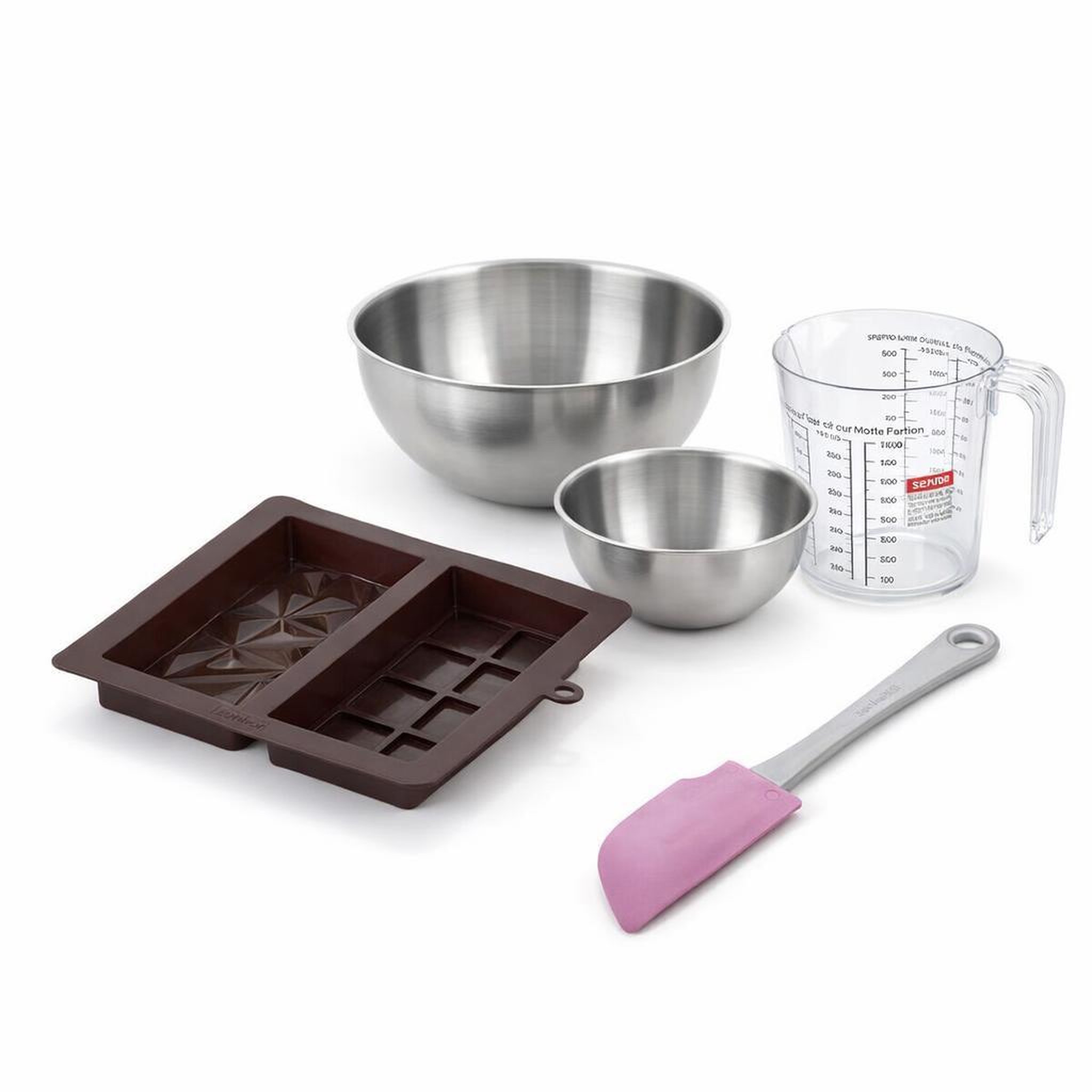 ZENKER Set de 5 ustensiles de pâtisserie moule à gâteaux bol spatule pâtisserie et verre doseur spécial créative spécial créative zenker  spécial créative