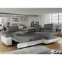 Voir la diapositive 2 : Paris Prix Canapé d'Angle Droit Convertible  Marius  275cm Gris