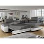 Voir la diapositive 2 : Paris Prix Canapé d'Angle Droit Convertible  Marius  275cm Gris