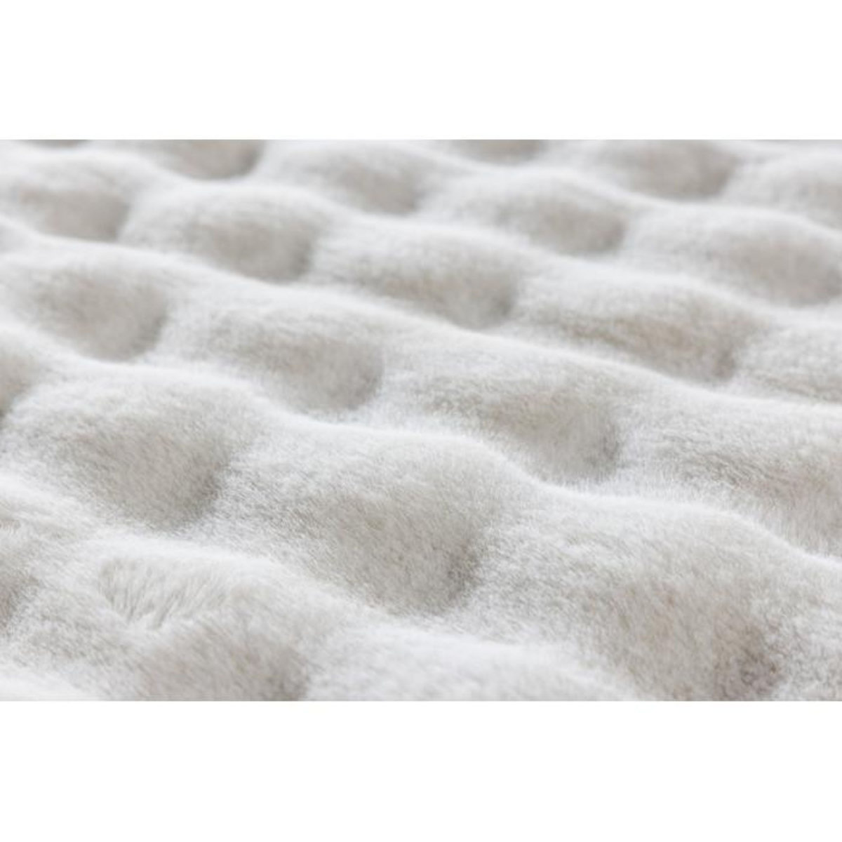Paris Prix Tapis Imitation Fourrure  Novis  160x230cm Blanc