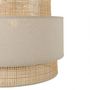 Voir la diapositive 5 : OSTARIA Suspension ronde gigogne rotin beige D40
