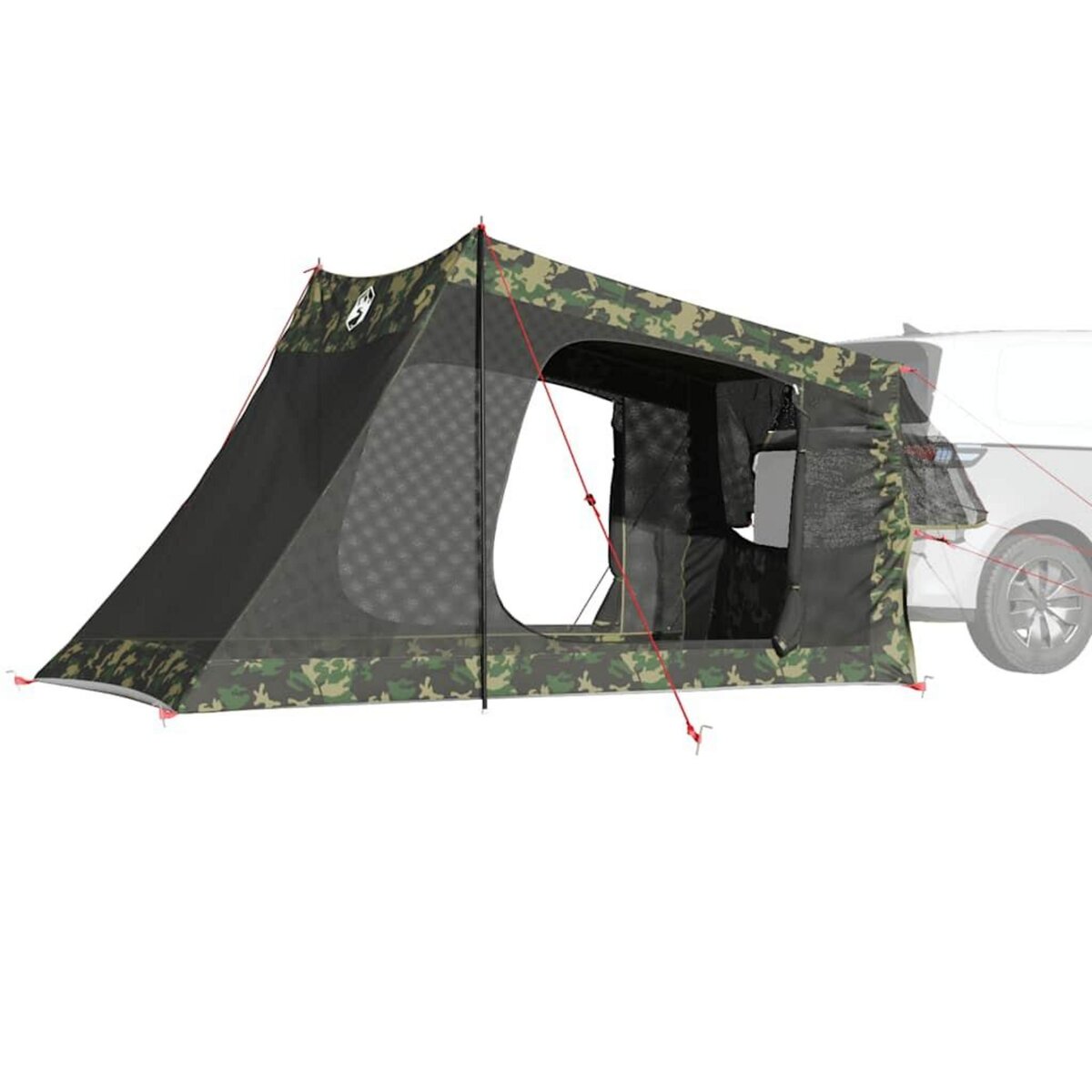 VIDAXL Tente de voiture 2 personnes camouflage impermeable