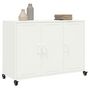 Voir la diapositive 4 : VIDAXL Buffet blanc 100,5x39x72 cm acier