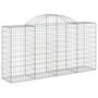 Voir la diapositive 3 : VIDAXL Paniers a gabions arques 15 pcs 200x50x100/120 cm fer galvanise